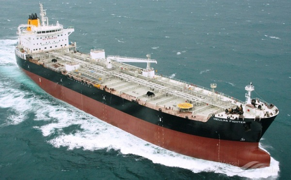 The vessel, Hellas Fighter is heading to Ghana's main oil hub in Tema