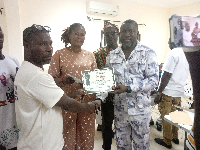 Godwin Oblanda presented certificates to 163 branch youth organisers ahead of his NDC chairman bid