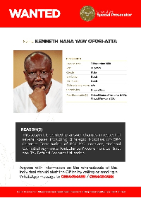 The OSP has declared Ken Ofori-Atta a wanted fugitive