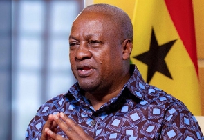 Former president John Dramani Mahama