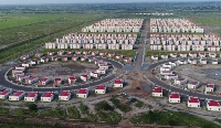 An aerial view of the Saglemi Housing estate