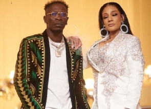 Shatta Wale and Elsie Duncan Williams