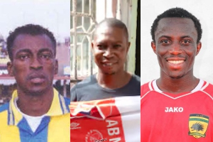 L-R Edward Agyemang, John Quansah and Francis Coffie