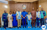 TOR’s Managing Director, Edmond Kombat with delegates from Uganda