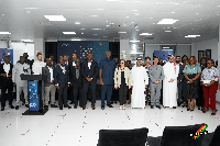 GIPC CEO in a photo with the diplomatic missions
