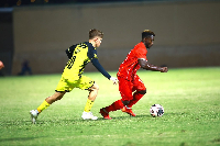 Mathew Cudjoe in action for Bnei Sakhnin