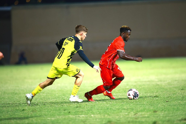 Mathew Cudjoe in action for Bnei Sakhnin