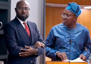 John Darko (L) has slammed his colleague Mahama Ayariga (R)