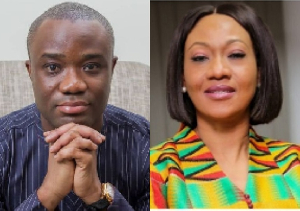 Government Communications Minister Felix Kwakye Ofosu and EC Chairperson Jean Mensa