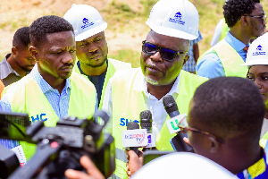 The visit provided committee members with a firsthand look at the project's current status