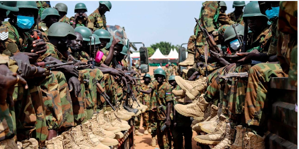 South Sudan People’s Defence Force (SSPDF) soldiers