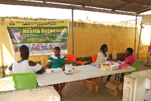 The beneficiaries were screened for Hepatitis B, Malaria, sugar levels, BMI, and Blood pressure