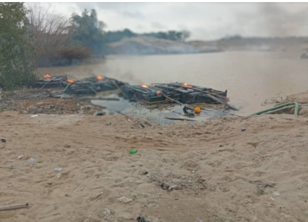 Two excavators used in the operation were seized and transported to the premises of the Assembly