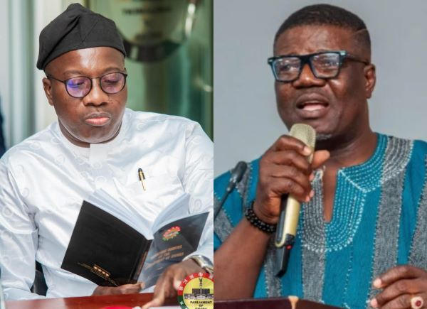 Mahama Ayariga (L) and Rockson-Nelson Dafeamekpor (R) wanted the OSP to dissolved