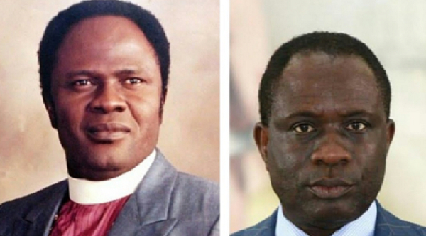 The late Nigerian pastor, Archbishop Benson Idahosa and Bishop James Saah