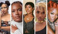 From L to R: Moliy, Amaarae, Gyakie, Wendy Shay and Efya