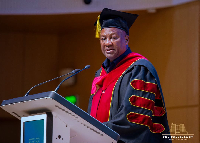 President John Dramani Mahama in Russia during the conferment ceremony