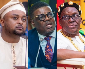 L-R: Vincent Assafuah, Rockson-Nelson Dafeamekpor, and Alban Bagbin