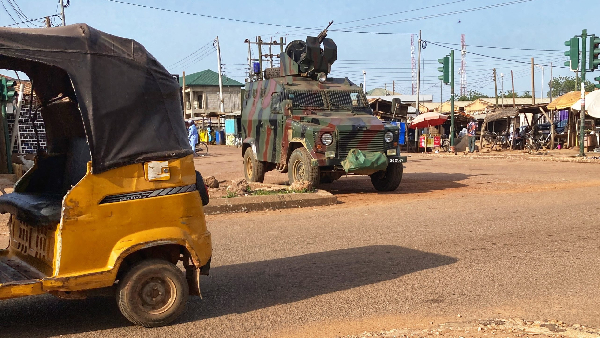 Heavy security presence in Bawku