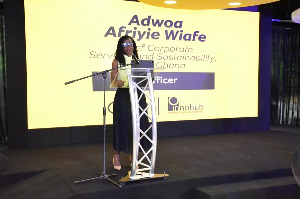 Adwoa Wiafe, Chief Corporate Services and Sustainability Officer of MTN Ghana
