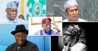 Bola Tinubu and some past presidents of Ghana