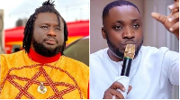 Ajagurajah (L) says Prophet Eric Uche (R) should stop bothering himself over social media criticisms