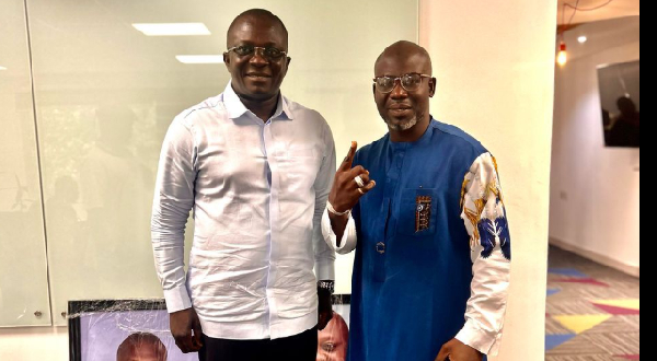 Dr Bryan Acheampong (L) and Mohammed Amin, popularly known as Don King