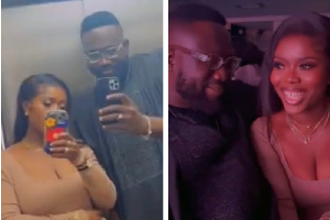 Delay and her 'mystery man' spotted in the viral post