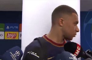 Watch how Madrid question made Mbappe cut short live TV interview after UCL semi-final defeat