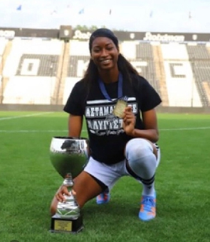 Ghanaian forward, Sharon Sampson