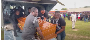 Watch arrival of John Kumah's mortal remains in Kumasi ahead of today's funeral