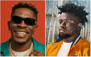 Shatta Wale (L) says MOG Beatz (R) begged him to use his beat