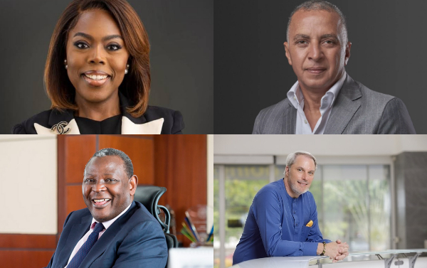 A file photo of some of the big CEOs leading companies in Africa
