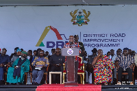 Akufo-Addo speaking at the launch of the programme