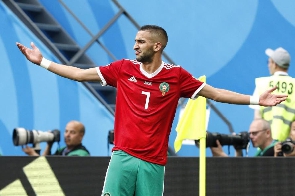 Hakim Ziyech of Morocco was central to the victory