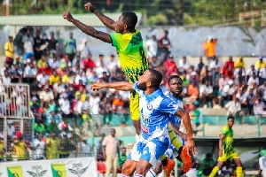 Bibiani Gold Stars were denied a fifth consecutive home victory by ten-man Dreams FC