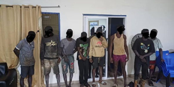 Some galamsey suspects arrested in the intelligence-led operations