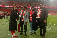 Djiku (L) met Ghana’s envoy to Russia