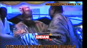 The Ndan Yaa Naa is seen welcoming the Asantehene with great joy and hospitality