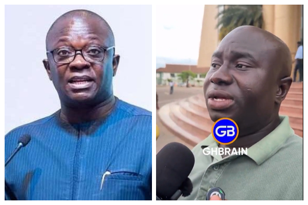 Bryan Acheampong (L) and Paul Kwabena Yandoh (R)