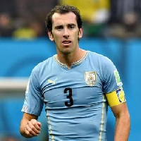 Uruguay captain, Diego Godin