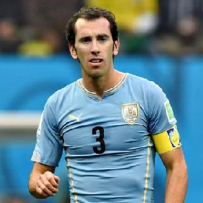 Uruguay captain, Diego Godin