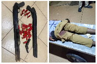 Police say the suspects opened fire upon seeing the officers and attempted to flee through the bush