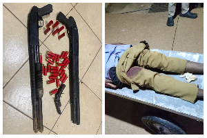 Police say the suspects opened fire upon seeing the officers and attempted to flee through the bush