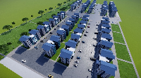An artistic impression of the Oxygen City Housing Project in Ho