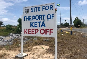 Demarcated area for Keta Sea Port