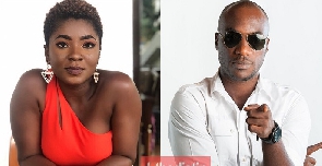 Ahuofe Patricia and highlife singer, Kwabena Kwabena