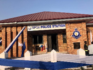 A picture of the newly built police station