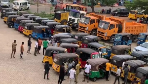 The artisans at Tafo New Road are protesting this new development