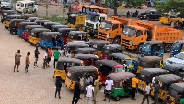 The artisans at Tafo New Road are protesting this new development